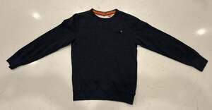 Superdry Orange Label Sweatshirt Size M Navy Blue Crew Neck